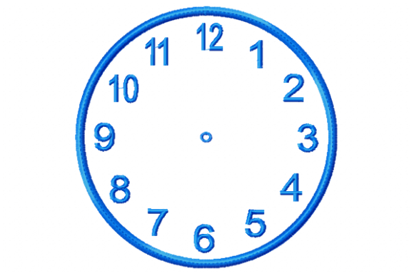 Clock in the Hoop Embroidery Review