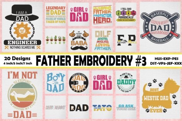 Father Embroidery Bundle 3 Review