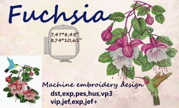 Fuchsia Embroidery Design Review for Boutique Sweatshirts