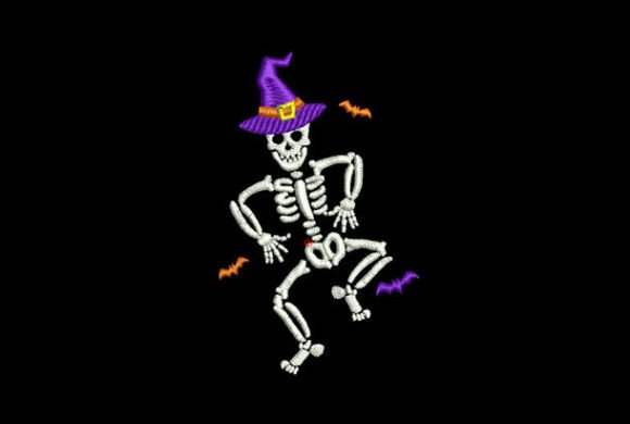 Funny Dancing Skeleton Embroidery Review