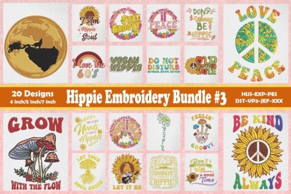 Hippie Embroidery Bundle 3 Review for Seasonal Use