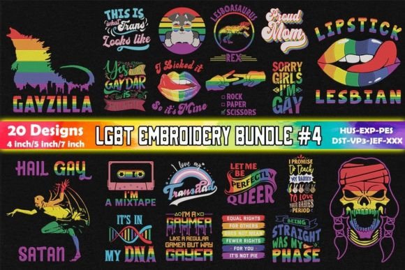 LGBTQ Embroidery Bundle 4 Review