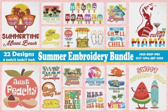 Summer Embroidery Bundle Review for Gift Makers