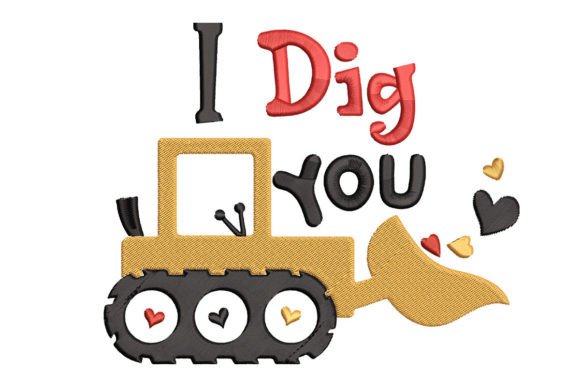 Valentine’s Day I Dig You Embroidery Review